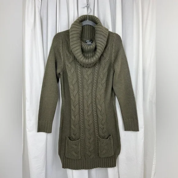 VENUS Sweaters Venus Cozy Chunky Knit Sweater Dress Sz Medium